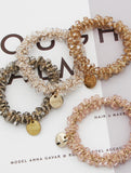 Beaded Faux Pearl Hair Tie Bracelet for Women_CWAHA07389