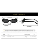 RETRO SMALL OVAL FRAME SUNGLASSES_CWASG0479