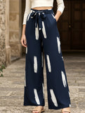 Personalized loose wide-leg pants