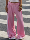 Casual knitted wide-leg pants