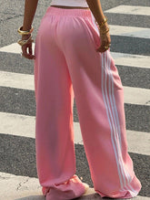 Casual knitted wide-leg pants