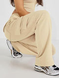 Casual loose-fitting sports fitness wide-leg pants