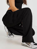 Casual loose-fitting sports fitness wide-leg pants