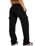 Casual loose-fitting sports fitness wide-leg pants
