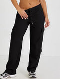 Casual loose-fitting sports fitness wide-leg pants