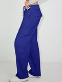 Casual loose-fitting sports fitness wide-leg pants