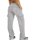 Casual loose-fitting sports fitness wide-leg pants