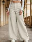 Casual loose straight wide-leg pants