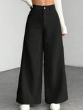 Casual loose straight wide-leg pants
