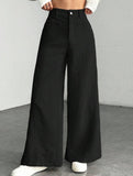 Casual loose straight wide-leg pants