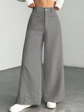 Casual loose straight wide-leg pants