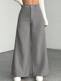 Casual loose straight wide-leg pants