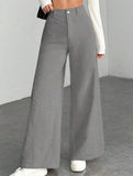 Casual loose straight wide-leg pants
