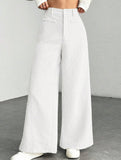Casual loose straight wide-leg pants