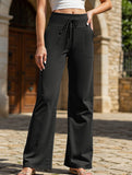 Wide-leg casual flowy sports yoga pants