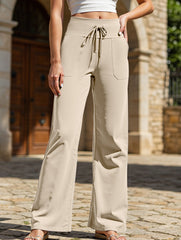 Wide-leg casual flowy sports yoga pants