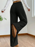 Casual loose-fitting warm casual pants