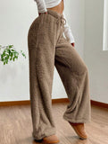 Casual loose-fitting warm casual pants