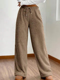 Casual loose-fitting warm casual pants