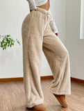Casual loose-fitting warm casual pants