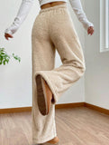 Casual loose-fitting warm casual pants