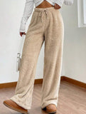 Casual loose-fitting warm casual pants