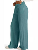 Women's casual elastic waist wide-leg pants_CWBLP01452