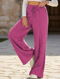 Women's casual elastic waist wide-leg pants_CWBLP01452