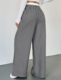 Color Block Striped Straight Leg Pants_CWBLP01484