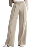 High Waist Straight Leg Wide Pants_CWBLP01495