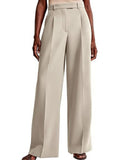 High Waist Straight Leg Wide Pants_CWBLP01495