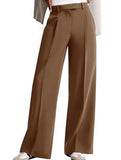 High Waist Straight Leg Wide Pants_CWBLP01495