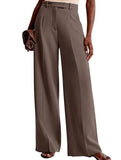 High Waist Straight Leg Wide Pants_CWBLP01495