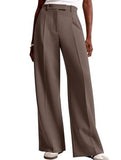 High Waist Straight Leg Wide Pants_CWBLP01495