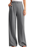High Waist Straight Leg Wide Pants_CWBLP01495