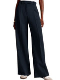 High Waist Straight Leg Wide Pants_CWBLP01495