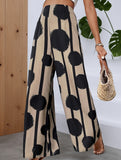 Boho Print High Waist Wide Leg Pants_CWBLP01507