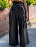 High Waist PU Leather Wide Leg Pants_CWBLP01521