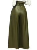High Waist PU Leather Wide Leg Pants_CWBLP01521