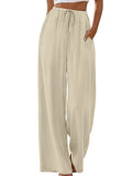 Versatile Elastic Waist Wide-Leg Pants for Women_CWBLP01528