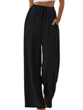 Versatile Elastic Waist Wide-Leg Pants for Women_CWBLP01528