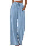 Versatile Elastic Waist Wide-Leg Pants for Women_CWBLP01528