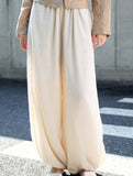 Tencel Ramie Balloon Pants Wide Leg Trousers_CWBLP01529