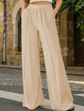 Loose Wide Leg Yoga Lounge Pants_CWBLP01544