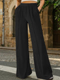 Loose Wide Leg Yoga Lounge Pants_CWBLP01544