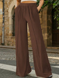 Loose Wide Leg Yoga Lounge Pants_CWBLP01544