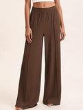 Loose Wide Leg Yoga Lounge Pants_CWBLP01544