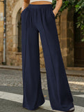 Loose Wide Leg Yoga Lounge Pants_CWBLP01544