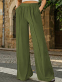 Loose Wide Leg Yoga Lounge Pants_CWBLP01544