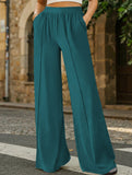 Loose Wide Leg Yoga Lounge Pants_CWBLP01544
